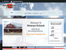 Tablet Screenshot of montroseorchards.com